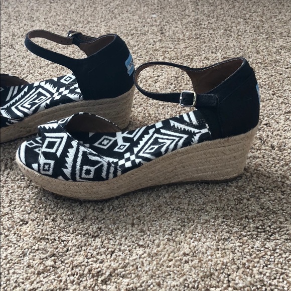 Toms Platform Wedge Aztec - Picture 2 of 8